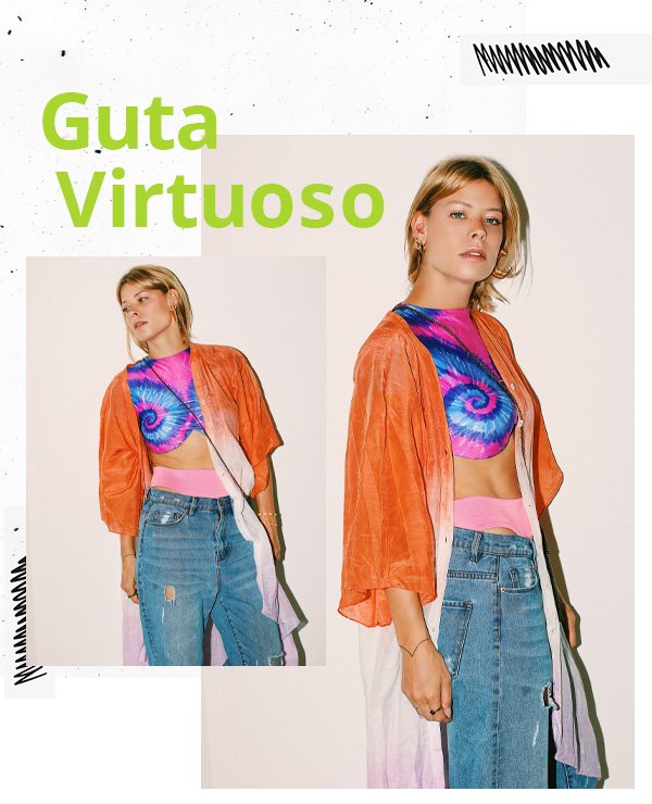 Guta Virtuoso - biquíni e jeans - sobreposições de verão - verão - street style