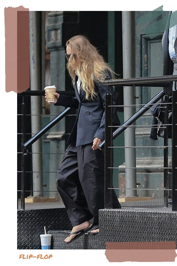 Mary-Kate Olsen -       - flip flop - verão - street style