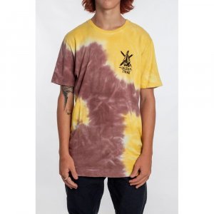 Camiseta Especial Jagged Masculino Volcom Multi Tie Dye - Gg
