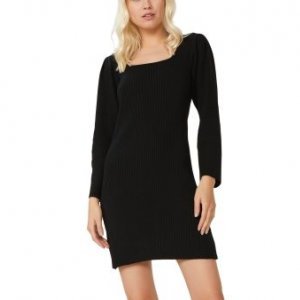 Vestido Tricot Decote Quadrado