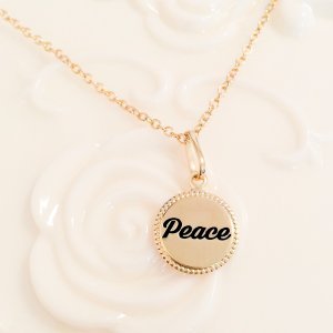Colar Peace - U Dourado