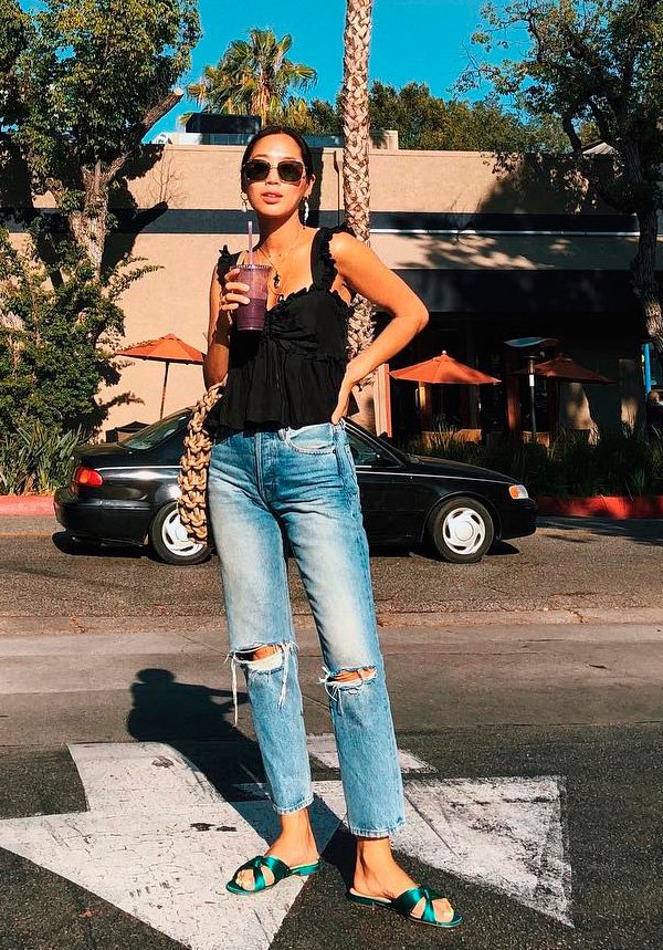 Aimee Song - jeans - jeans - verão - street-style