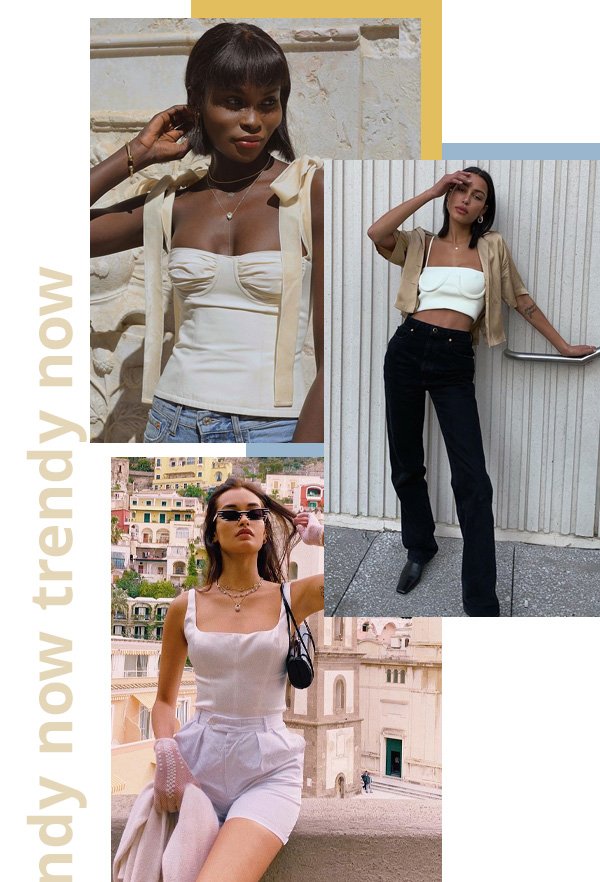 Amy Lefévre, Lauren Johnson, Gizele Oliveira - blusa trendy - blusa - verão - street style
