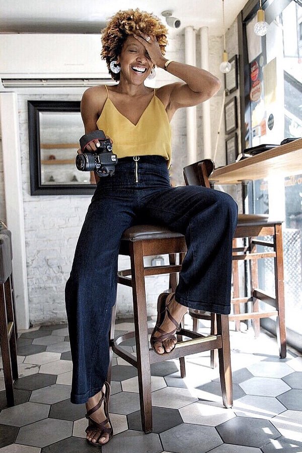 Karen Blanchard - jeans e flats - jeans e flats - verão - street style