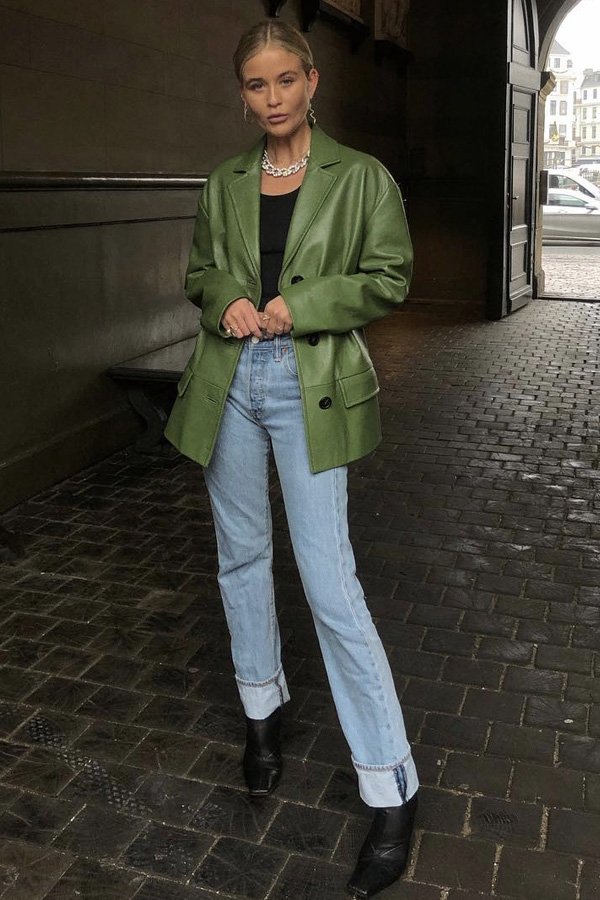Josefine H. J. - casaco verde - casaco - verão - street style