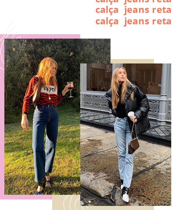 It girls - Calça jeans reta - Calças - Verão - Street Style