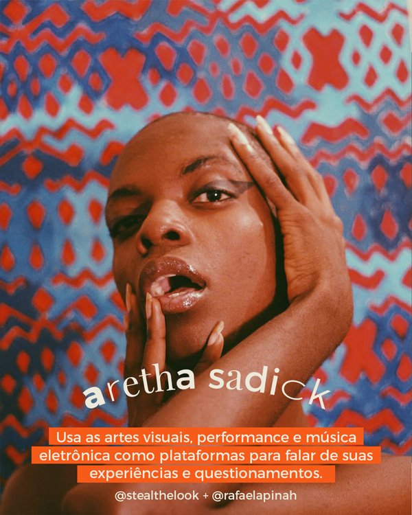 Aretha Sadick -              - lgbtqi+ - inverno - estudio - https://stealthelook.com.br
