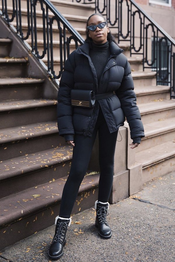Chrissy Rutherford - calças básicas - básicos - inverno - street style - https://stealthelook.com.br
