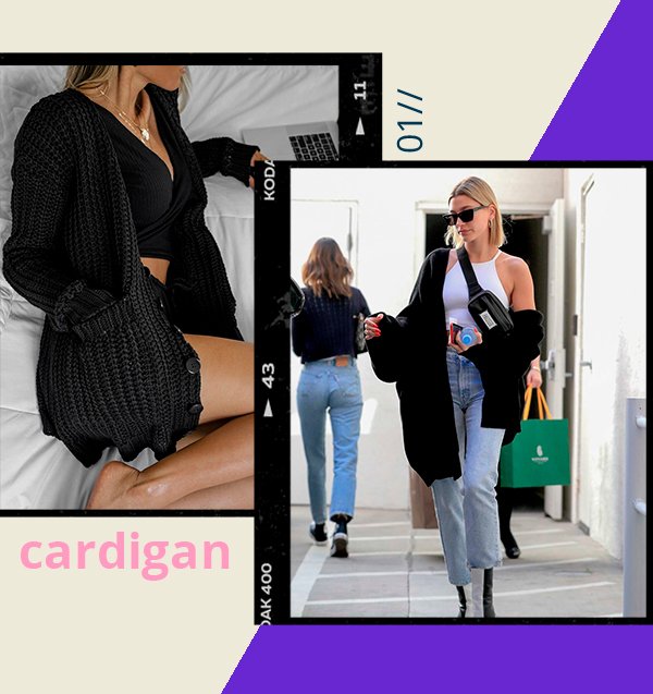 It girls - Cardigan - Essenciais do inverno - Inverno - Street Style - https://stealthelook.com.br