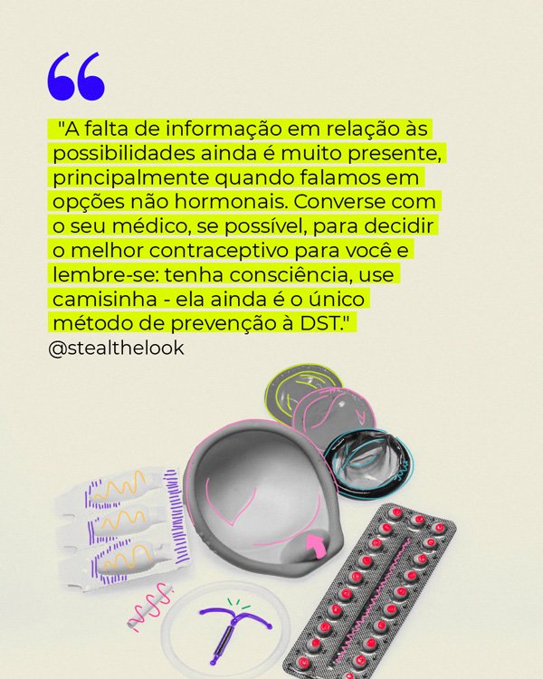 lettering - diu - métodos contraceptivos - lettering - lettering - https://stealthelook.com.br