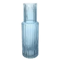Vaso Decorativo Vidro Azul 25,3cm