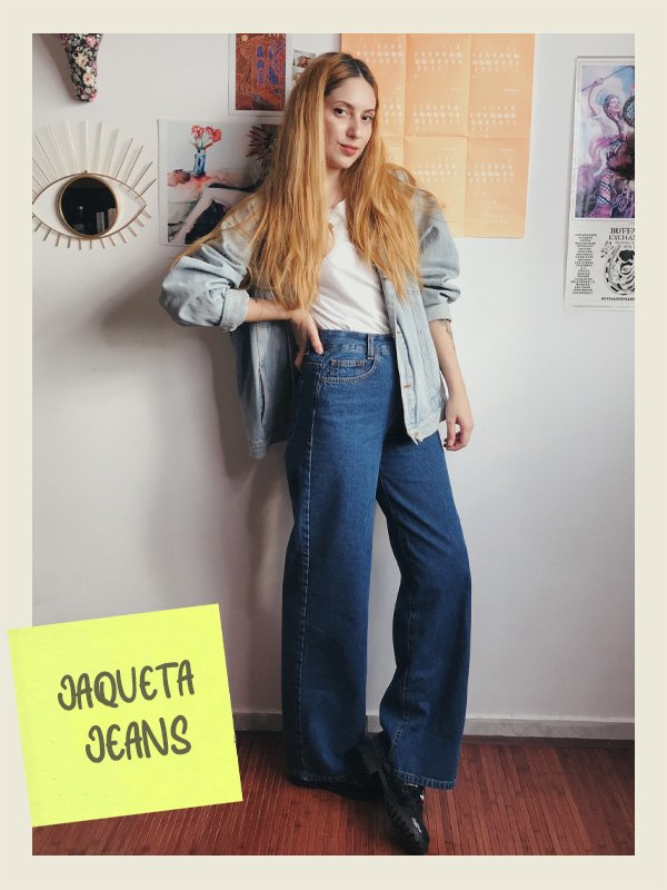 Ali Santos - casacos que nunca saem de moda - jaqueta jeans - inverno - street style - https://stealthelook.com.br