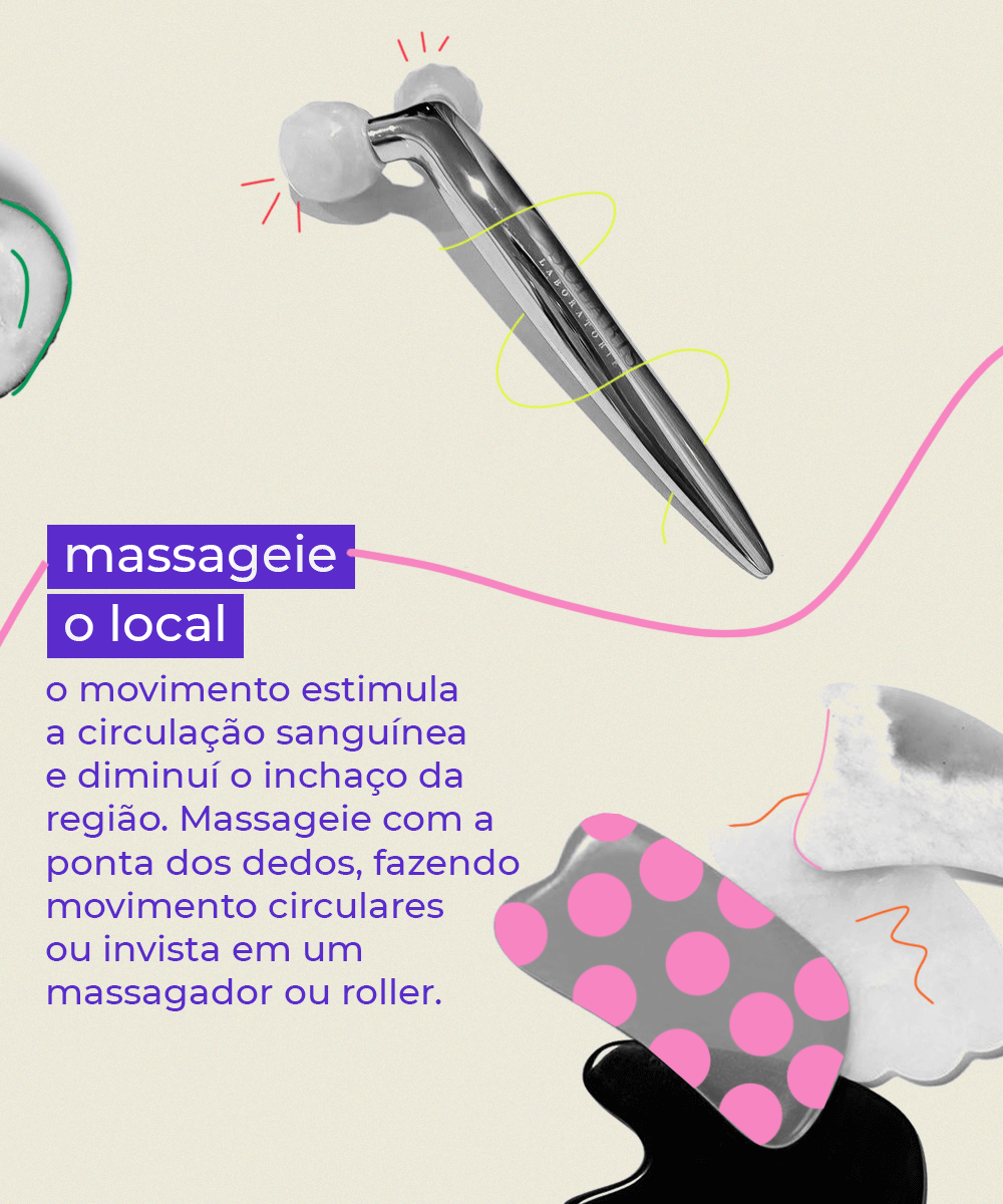 It girls - Massageie a área - Olheiras - Inverno - Em casa - https://stealthelook.com.br