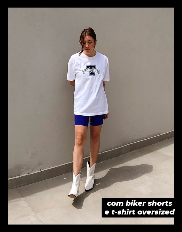 Giulia Coronato - Biker shorts - Bota - Inverno - Em casa - https://stealthelook.com.br