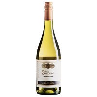 Vinho Chileno Branco Chardonnay SANTA RITA 3 Medallas Garrafa 750ml