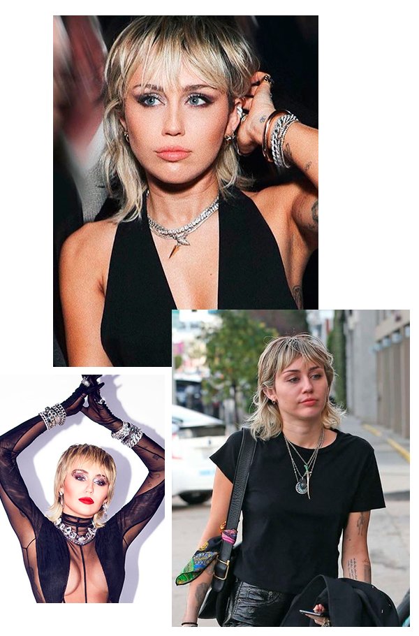 Miley Cyrus - Cabelo - Mullet - Primavera - Street Style - https://stealthelook.com.br