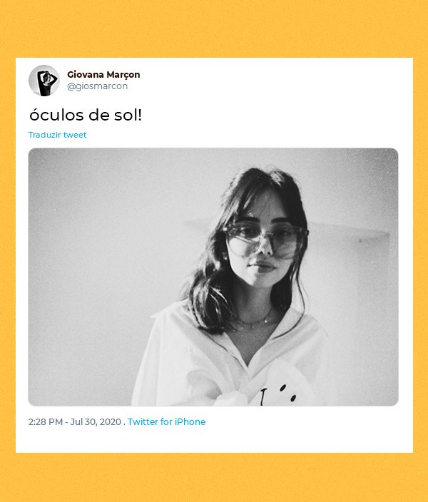 Giovana Marçon - Óculos de sol - Acessório de verão - Verão - Street Style - https://stealthelook.com.br