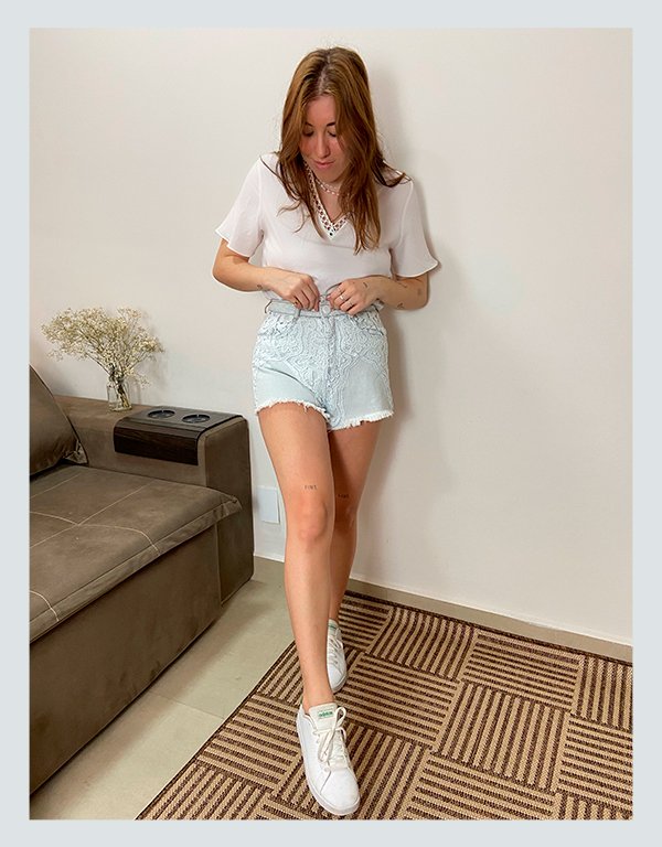 Giulia Coronato - Short jeans - Short jeans - Primavera - Street Style - https://stealthelook.com.br
