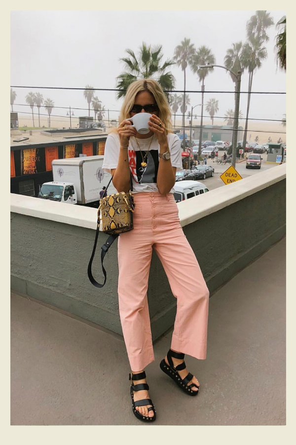 Lucy Williams - calça pantacourt  - modelos de calça - verão - street style  - https://stealthelook.com.br