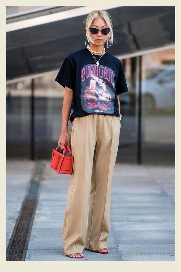 Pinterest - calça pantalona - modelos de calça - verão - street style  - https://stealthelook.com.br