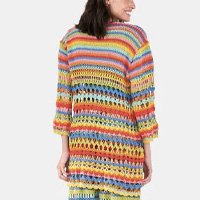 kimono crochet rainbow