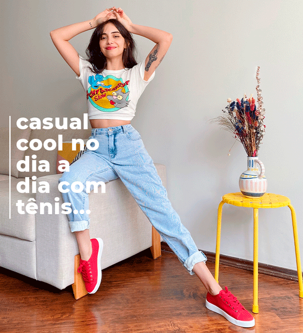 Giovana Marçon - jeans-e-tenis - sapatos - verão - em-casa - https://stealthelook.com.br