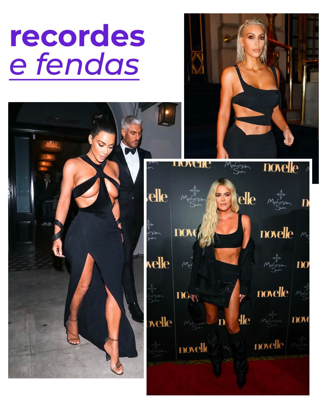 It girls - Fendas e recortes - Kardashians - Verão - Street Style - https://stealthelook.com.br