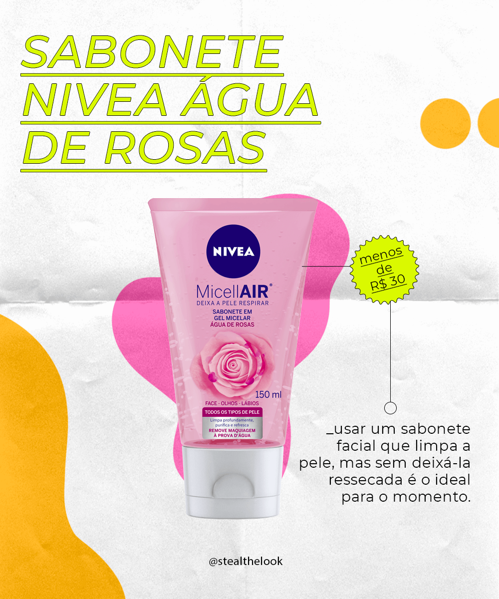 Sabonete Nivea  - NIVEA MicellAIR - produtos de beleza - outono - brasil - https://stealthelook.com.br