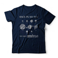 Camiseta Nove Planetas - Azul Escuro
