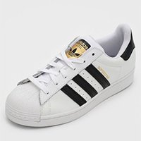Tênis Couro adidas Originals Superstar Branco/Preto