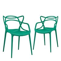 Conjunto - 2 x cadeiras Masters Allegra - Verde escuro