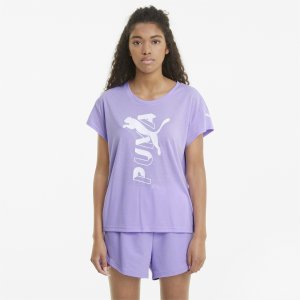 Puma Camiseta Modern Sports Feminina – Cor Roxo - Tamanho Gg