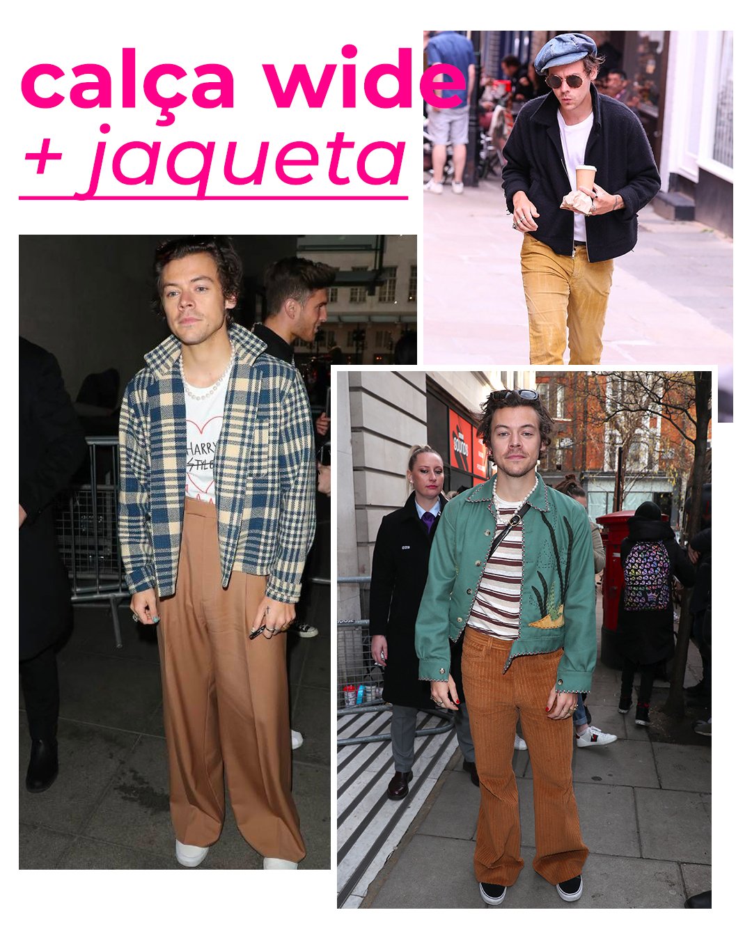 It girls - looks do Harry Styles - looks do Harry Styles - Outono - Street Style - https://stealthelook.com.br