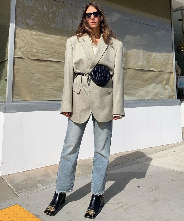 Jen Azoulay - como usar blazer colorido - blazer colorido - outono - street style - https://stealthelook.com.br