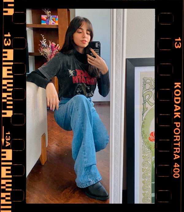 Giovana Marçon - jeans e camiseta - básicos - outono - em-casa - https://stealthelook.com.br