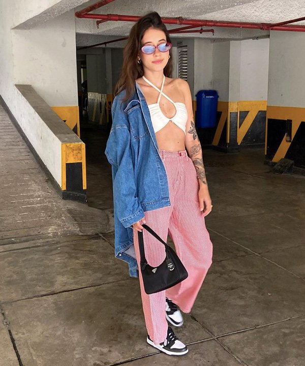 Luíza Schiavini - jaqueta jeans - looks com jaqueta jeans - outono - street style - https://stealthelook.com.br
