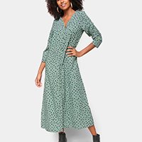 Vestido Marialicia Midi Longo Cachecouer - Verde