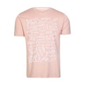 Camiseta Masculina Lifestyle Rosa Tamanho P