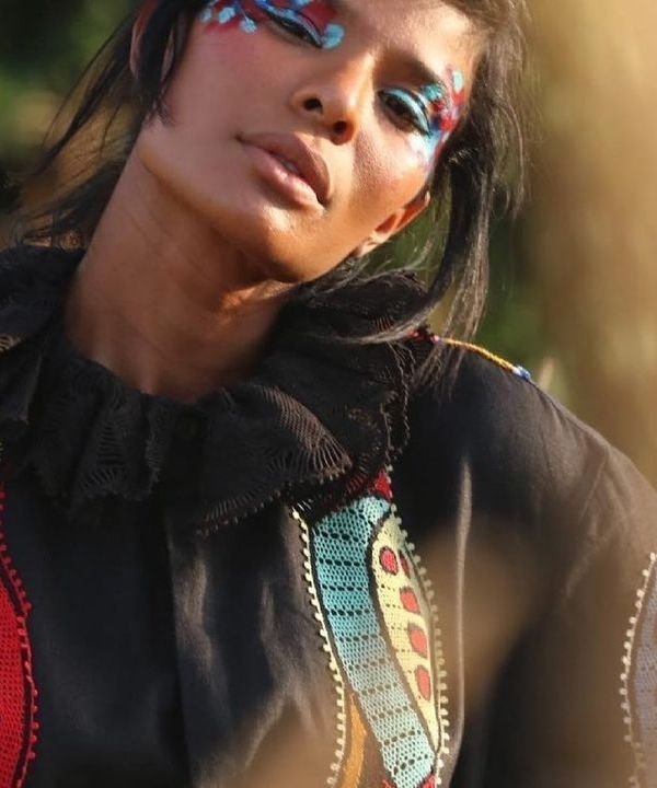 Ronaldo Fraga  - indios kariri - belezas do SPFW N21  - semana de moda  - beleza  - https://stealthelook.com.br