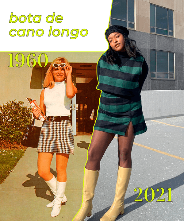 It girls - tendência dos anos 60 - tendência dos anos 60 - Outono - Street Style - https://stealthelook.com.br