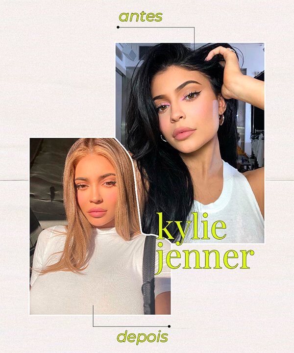 Kylie Jenner  - cabelo loiro - cabelo tingido - inverno - brasil - https://stealthelook.com.br