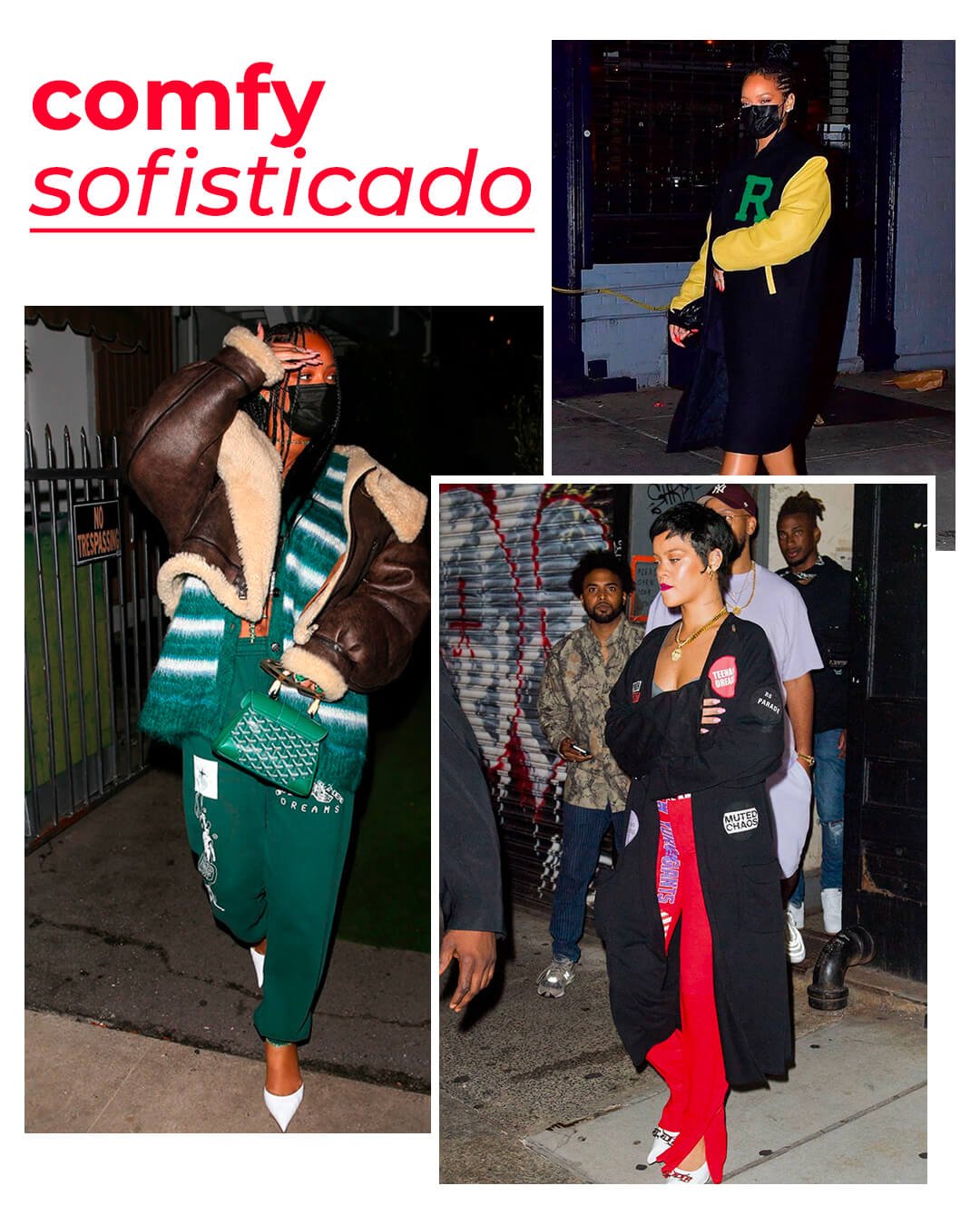 It girls - Rihanna - Rihanna - Inverno - Street Style - https://stealthelook.com.br