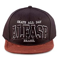 boné alfa snapback skate all day - único