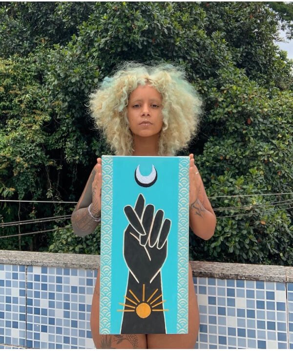 Luna Bastos - 2021 - artistas brasileiras - artes - Brasil - https://stealthelook.com.br