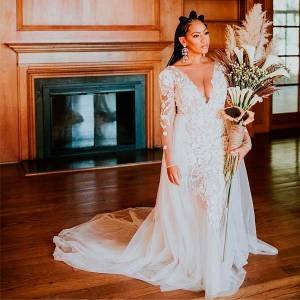 9 inspirações de vestido de noiva com manga longa