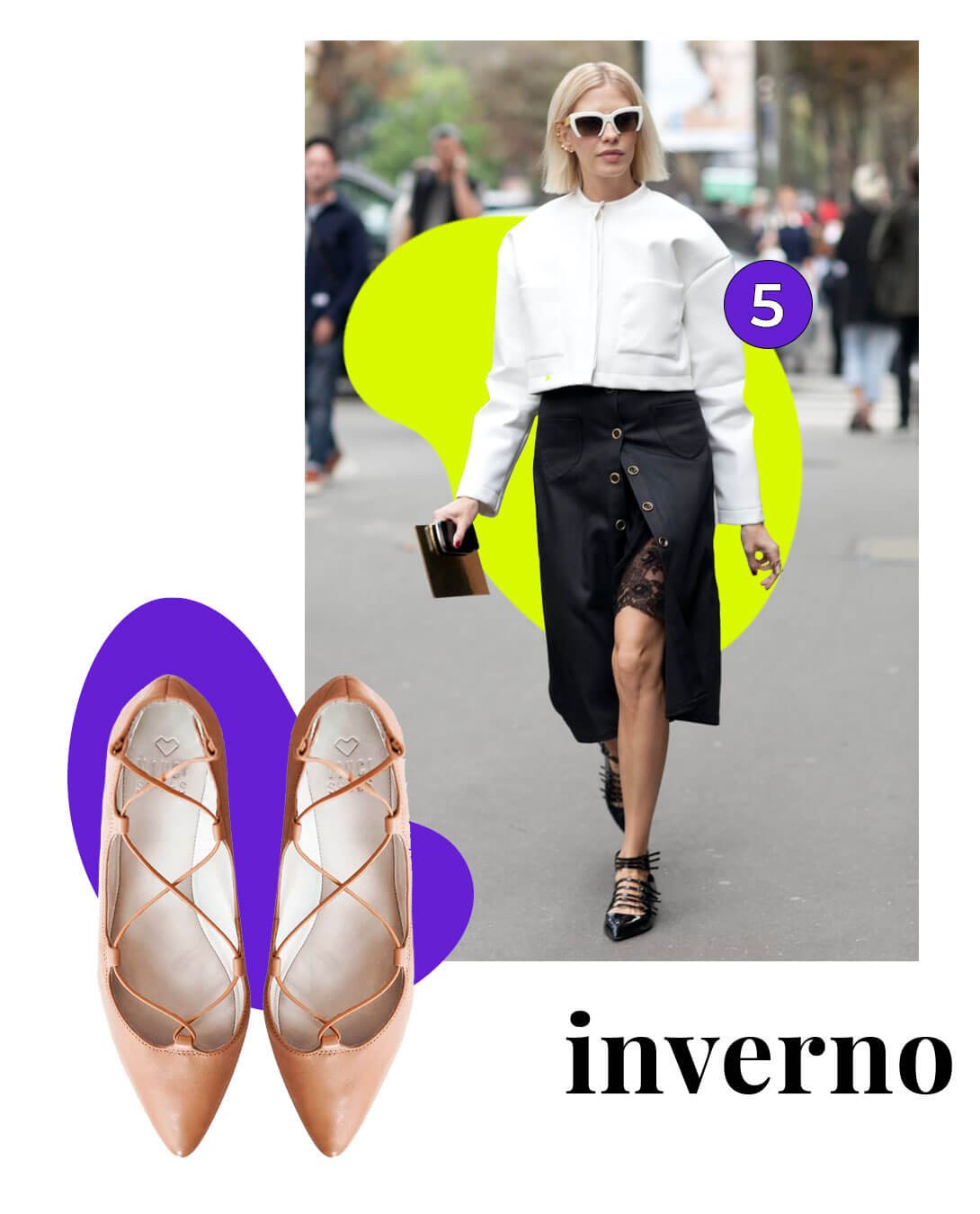 Elena Perminova - Street Style - looks com sapatilha - Inverno  - Paris - https://stealthelook.com.br
