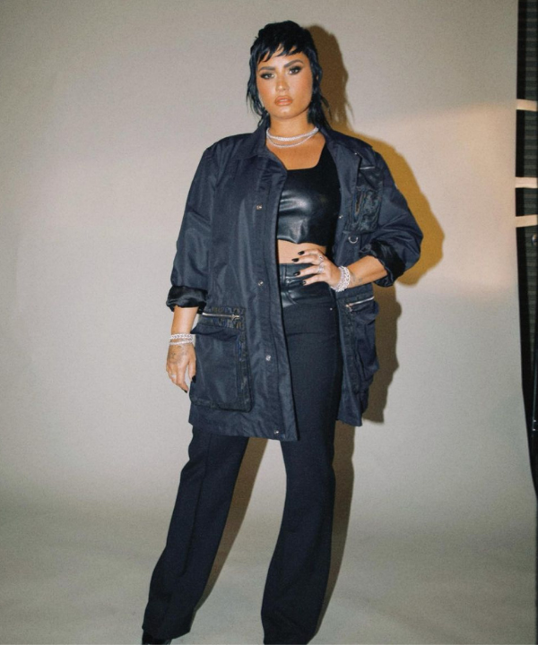 Demi Lovato - Look monocromático  - looks de celebridades - Inverno - Steal the Look  - https://stealthelook.com.br