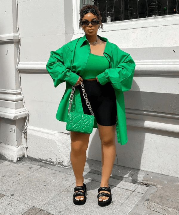 Vanessa Daniels - Street Style - camisa verde - Verão - Steal the Look  - https://stealthelook.com.br