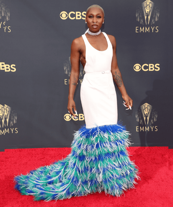 Cynthia Erivo - Tapete vermelho - Emmy Awards 2021 - Verão - Los Angeles - https://stealthelook.com.br