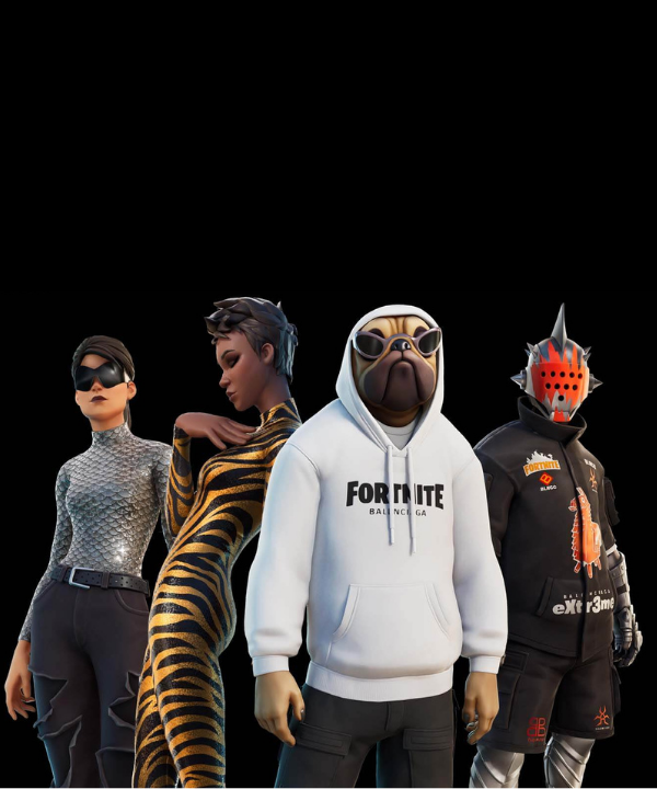 Foto: Fortnite|Balenciaga (Reprodução/Epic Games)